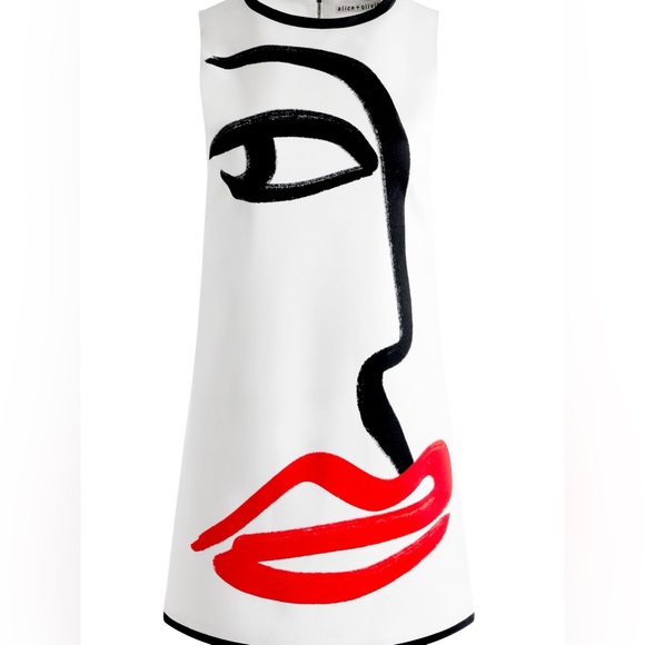 ALICE + OLIVIA  X KOKETIT CLYDE ALINE SHIFT DRESS, Size 0, $440 - Picture 5 of 14